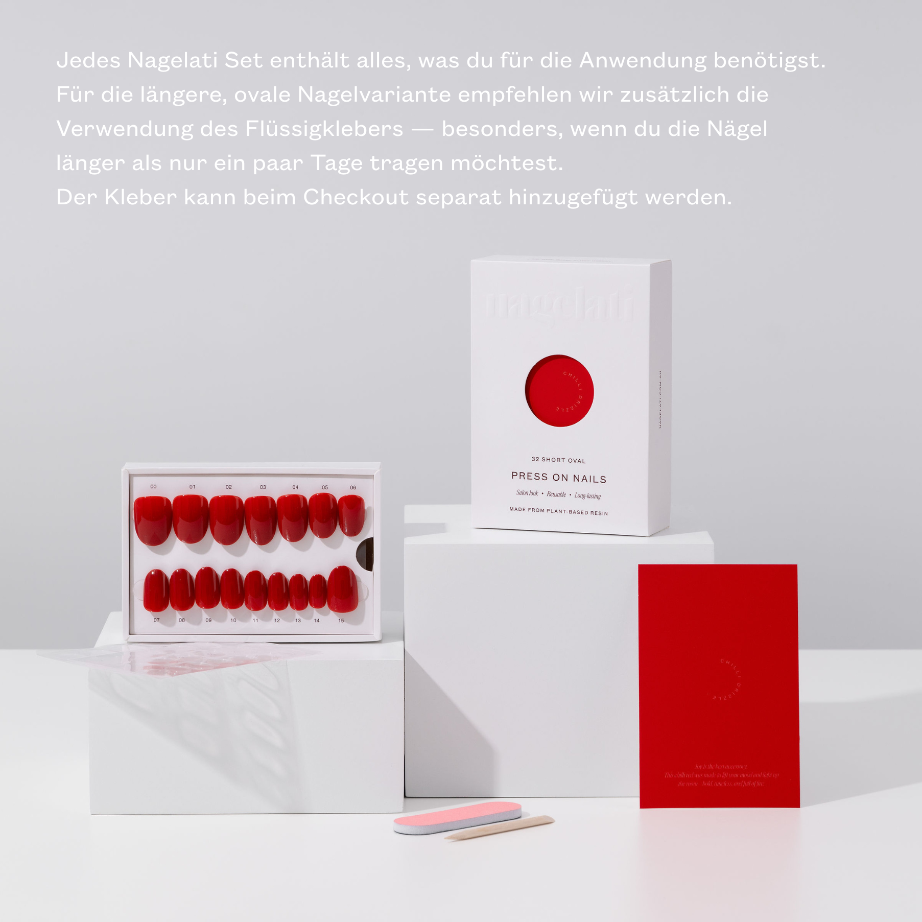 Nagelati Packungsinhalt 